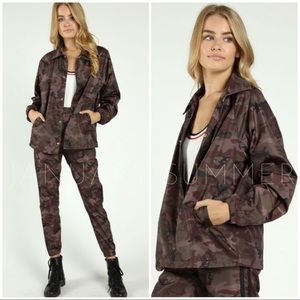 SPECIAL! CAMO MOCHA BROWN JACKET